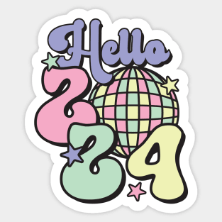 Hello 2024 Sticker